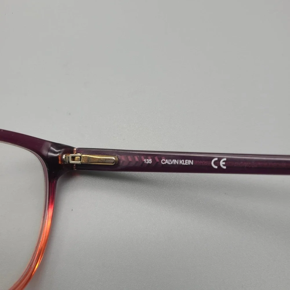 Calvin Klein CK18514 512 Burgundy Orange Ombre Cat Eye Eyeglass Frames 52-15-135